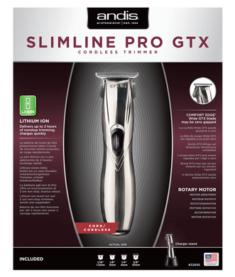 Триммер Andis D-8 SlimLine Pro GTX 32695 с Т-образным ножом