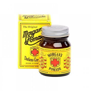 Помада для тонирования седых волос Morgan`s Original Hair Darkening Pomade 100 г