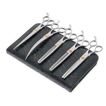 Набір ножиць для грумінгу Barracuda Classic Line 7.5", 5 одиниць