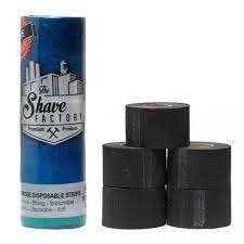 Бумажные воротнички для стрижки Shave Factory Multipurpose Disposable Strips 5 * 100 шт чорні