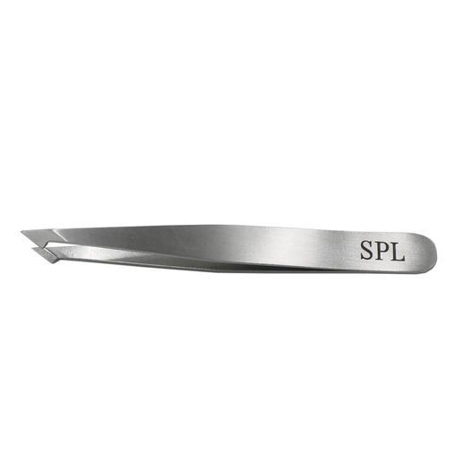 Пинцет профессиональный скошенный SPL, 9799