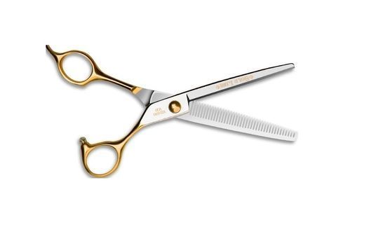 Филировочные ножницы для груминга Barracuda Gold Line 6.5" на 40 зубьев