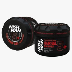 Гель для волосся екстрасильної фіксації Nishman Ultra Hold Hair Gel Gummy 5+ 300 мл