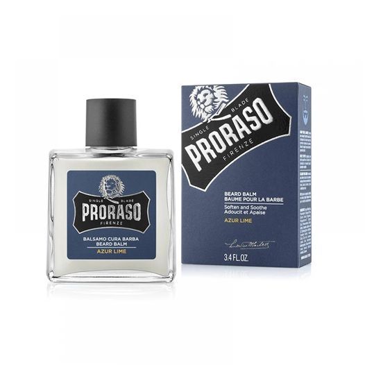 Набор для бороды Proraso Metal Box Beard Care Azur Lime Gift Set