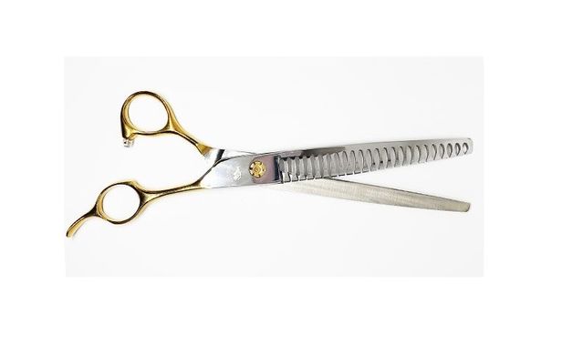 Фінішні ножиці для грумінгу Barracuda Gold Line 7.5" 24 зубів
