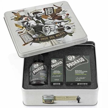 Набір для бороди Proraso Metal Box Beard Care Cypress & Vetyver Gift Set