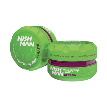 Віск для стилізації волосся Nishman Hair Styling Wax Keratine 05 150 мл