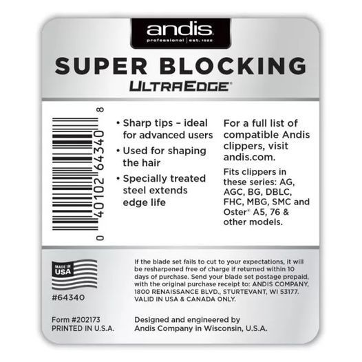 Ножовий блок Andis SuperBlocking UltraEdge AN u 64340