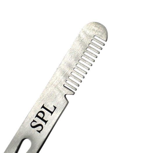 Пинцет профессиональный скошенный SPL, 9321