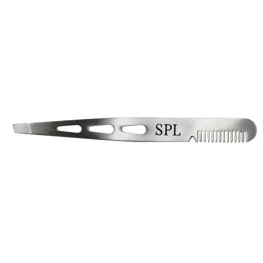 Пинцет профессиональный скошенный SPL, 9321