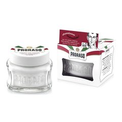 Крем до гоління Proraso White (New Version) Pre-shaving cream зелений чай для чутливої шкіри 100 мл