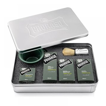 Набір для гоління Proraso Cypress & Vetyver Shaving Set Metal