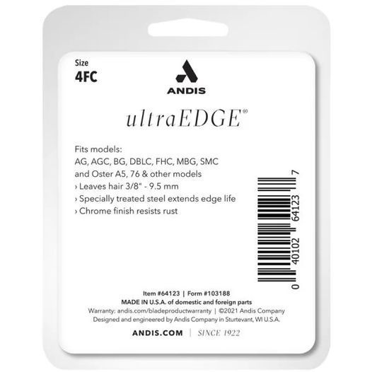 Ножевой блок Andis Ultra Edge №4 FC, 9,5 мм