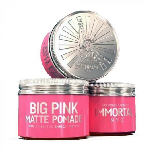 Матова помада для укладки волосся IMMORTAL NYC BIG PINK 100 мл NYC-555