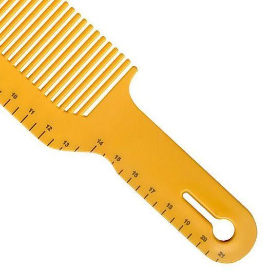 Расческа для стрижки под машинку Sway Yellow ion+ 010