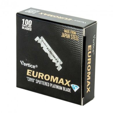 Лезвия половинки Euromax 100 Singel Edge Razor Blades 100 шт
