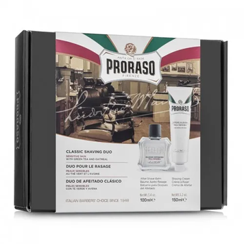 Набір для гоління Proraso Duo Pack Tube + Balm Sensitive