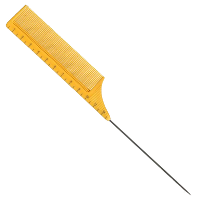 Расческа с металлическим шпикулем Sway Yellow ion+ 003