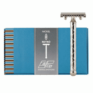 Станок для гоління Т-подібний Fatip Retro Nickel 42116