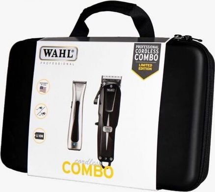 Набор машинок Wahl Cordless Combo: Super Taper Cordless Black + Beret ProLith в кейсе 08592-016H