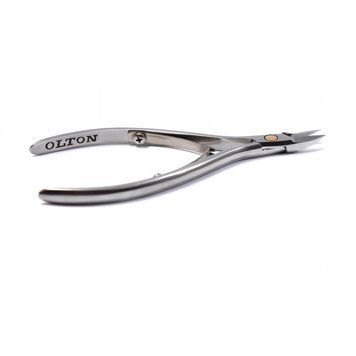 Кусачки для нігтів Olton, розмір XS, 120-010, в комплекті чохол