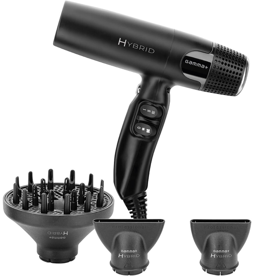 Фен для волос Gamma Piu Hybrid Ionic Matt Black