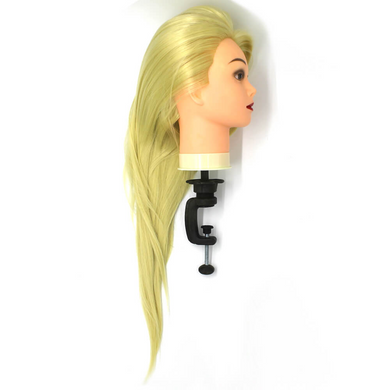 Голова-манекен SPL искусственные волосы "блондин" 50-55 см + штатив, 518/C-613