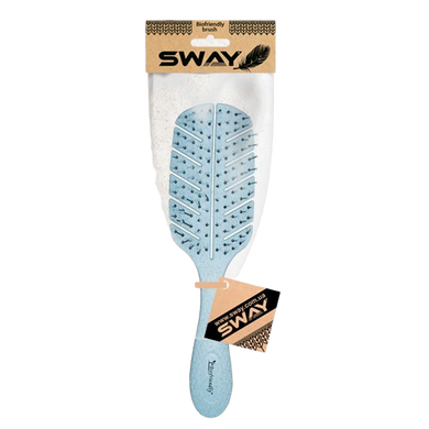 Щетка для укладки волос Sway Biofriendly Wheat Fiber Blue Mini