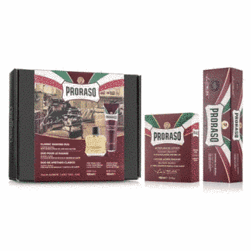 Набір для гоління Proraso Duo Pack Tube + Lotion Sandalwood