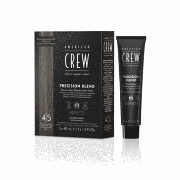 Система маскування сивого волосся рівень 4-5 American Crew Precision Blend Medium Natural 3 x 40 мл