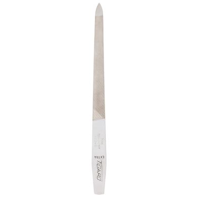 Пилочка для ногтей с металлической насечкой SPL, Figaro 16см, 9828