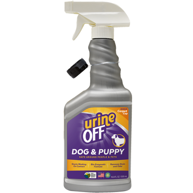 Спрей Tropiclean Urine Off для удаления органических пятен и запахов для щенков и собак 500 мл (015472), 500 мл
