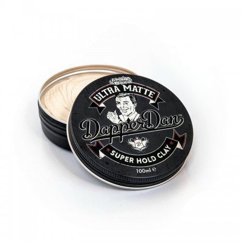 Глина для стилізації волосся ультраматовая Dapper Dan Ultra Matte Super Hold Clay 100 мл