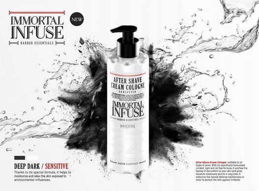 Крем после бритья для чувствительной кожи IMMORTAL INFUSE