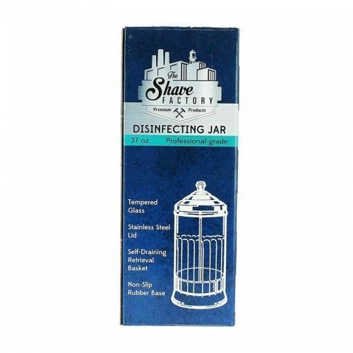 Стеклянный контейнер для стерилизации The Shave Factory Disinfecting Jar 1100 мл