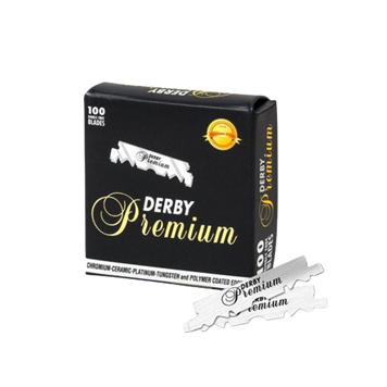 Лезвия Derby Premium Half Blades половинки 100 шт